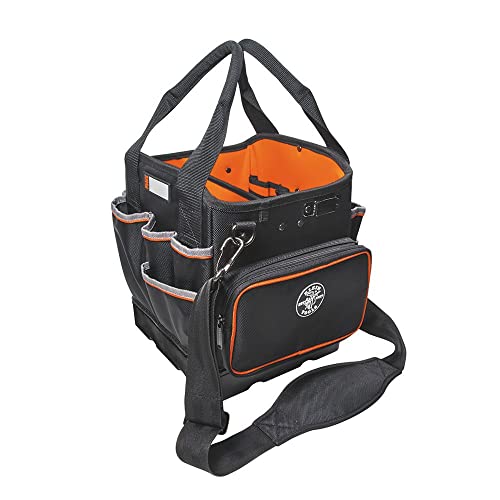 Klein Tools 5541610-14 Tool Bag with Shoulder Strap Has 40 Pockets for...