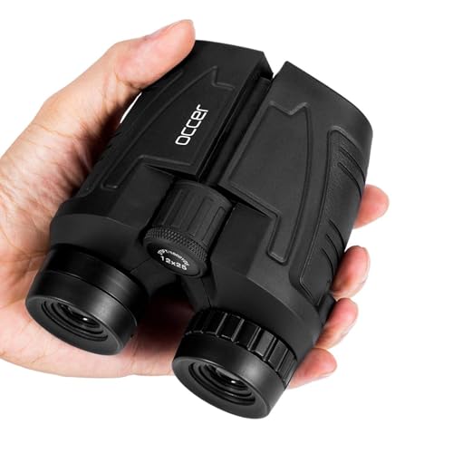 Occer 12x25 Compact Binoculars for Adults and Kids, Large Eyepiece...