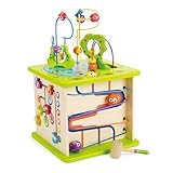 Country Critters Wooden Activity Play Cube by Hape | Wooden Learning...