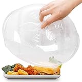 Microwave Anti-Splatter Cover 11 12 for Food, Clear, Microwave Plate...