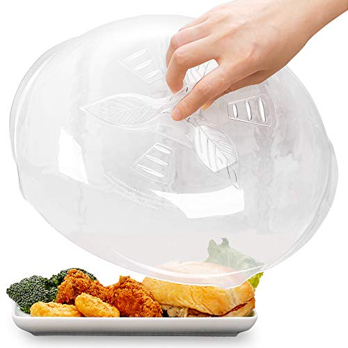 Microwave Anti-Splatter Cover 11 12 for Food, Clear, Microwave Plate...