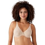 Wacoal Women's Halo Lace Unlined Convertible Underwire Bra, Natural...