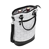 Tirrinia Insulated Wine Gift Carrier Tote - Travel Padded 2 Bottle...