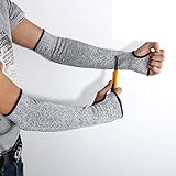 Anti Cut Resistant Sleeves Arm Safety Sleeves 14 INCH Slash Resistant...