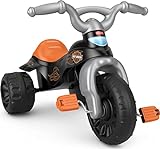 Fisher-Price Harley-Davidson Tricycle with Handlebar Grips and Storage...