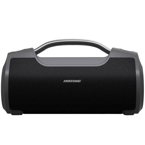 MIATONE 60W Portable Bluetooth Speaker with Titanium Subwoofer,...