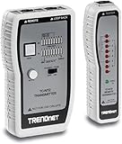 TRENDnet Network Cable Tester, Tests Ethernet/USB & BNC Cables,...