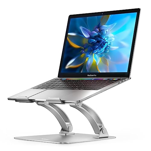Nulaxy Adjustable Laptop Stand, Ergonomic Laptop Riser with Heat-Vent,...