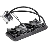 EVGA CLC 280mm All-In-One RGB LED CPU Liquid Cooler, 2x FX13 140mm PWM...