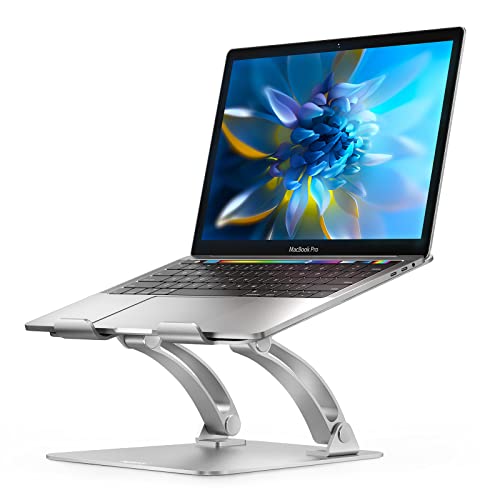 Nulaxy Laptop Stand for Desk, Ergonomic Height Angle Adjustable Laptop...