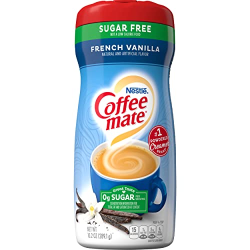 Nestle Coffee Mate Sugar Free French Vanilla Coffee Creamer Powder –...