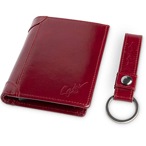 Genuine Leather Wallet For Men, Slim Bifold Design, RFID Blocking,...