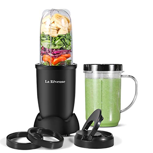 La Reveuse Personal Size Blender 250 Watts Power for Shakes Smoothies...