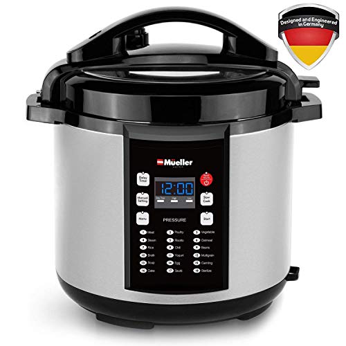 Pressure Cooker Instant Crock 10-in-1 Pot Pro Series 19 Program 6Q...