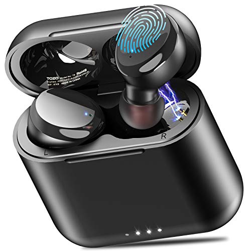 TOZO T6 True Wireless Earbuds Bluetooth Headphones Touch Control with...