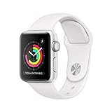 (Refurbished) Apple Watch Series 3 (GPS, 38MM) - Silver Aluminum Case...