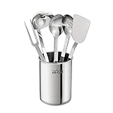All-Clad Professional Stainless Steel Kitchen Tool Set, 6-Piece,...