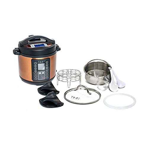 Yedi 9-in-1 Total Package Instant Programmable Pressure Cooker, 6...