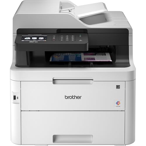 Brother MFC-L3750CDW Digital Color All-in-One Printer, Laser Printer...