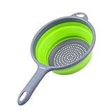 ZOER Kitchen Foldable Pasta Strainers,Collapsible Colanders with...