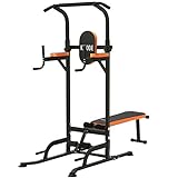 Kicode Power Tower with Bench Pull Up Bar Dip Station, Home Gym...