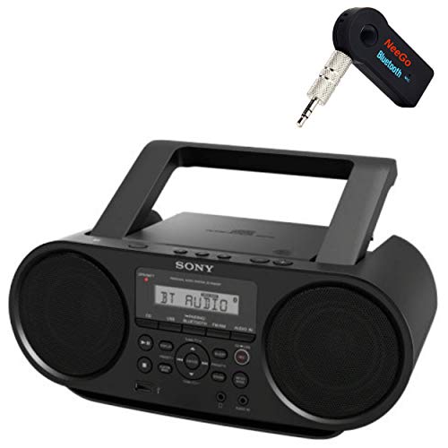 Sony Portable Cd Player Boombox, Bluetooth Stereo Sound System for...