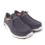 Skechers Men's Casual Shoes, Charcoal Canvas, 11