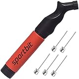 SPORTBIT Ball Pump with 5 Needles - Push & Pull Inflating System -...