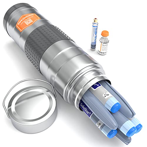 DISONCARE 74 H 7 Pen Insulin Cooler Travel Case Diabetic Medical...