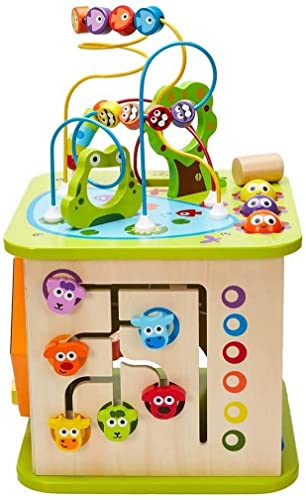 Country Critters Wooden Activity Play Cube by Hape | Wooden Learning...