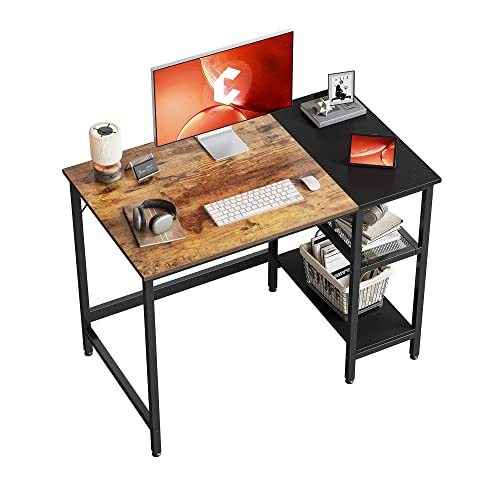 CubiCubi Computer Home Office Desk, 40 Inch Small Desk Study Writing...