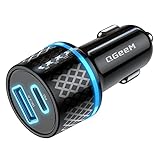 USB C Car Charger,QGeeM 42.5W Car Charger Adapter with Power Delivery...