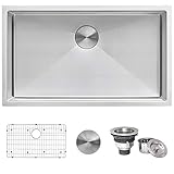 Ruvati 32-inch Undermount 16 Gauge Tight Radius Kitchen Sink Stainless...