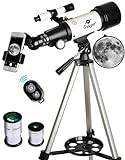 Gskyer Telescope, 70mm Aperture 400mm AZ Mount Astronomical Refracting...