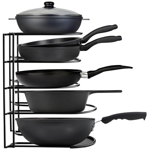 Extreme Matters Heavy-Duty Pots and Pans Organizer | 5-Tier Cookware &...