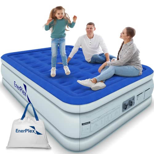 EnerPlex King Air Mattress with Built-in Pump - 18 Inch Double Height...