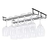 Wallniture Brix Wine Glass Holder Under Cabinet Kitchen Organization...