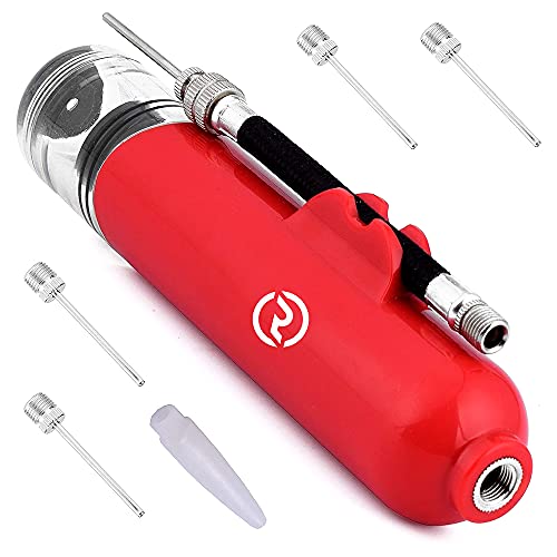 REVIVL Ball Pump with 5 Needles and 1 Nozzle - Air Pump for...