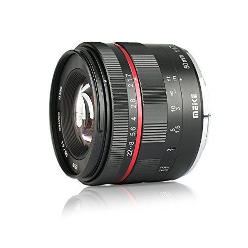 Meike 50mm F1.7 Full Frame Large Aperture Manual Focus Lens Compatible...