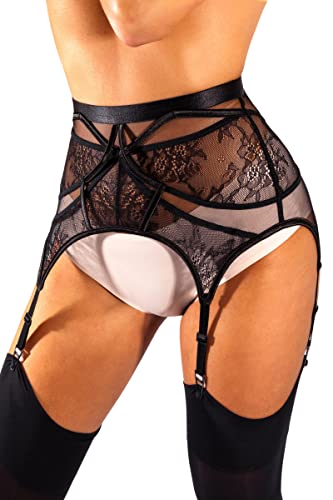 sofsy Lace Garter Belt/Suspender Belt with Clips for Women's Thigh...