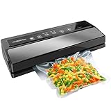 GERYON Vacuum Sealer, Vacuum Sealer Machine for Food Storage with...