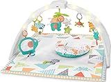 Fisher-Price Baby Safari Music & Lights Gym Tummy Time Playmat With...