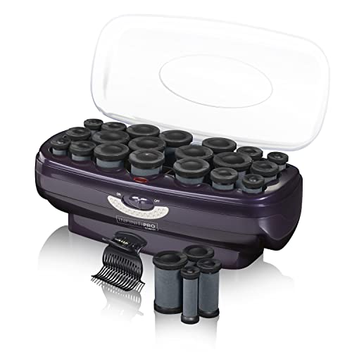 INFINITIPRO BY CONAIR Instant Heat Ceramic Flocked Rollers, 20 count