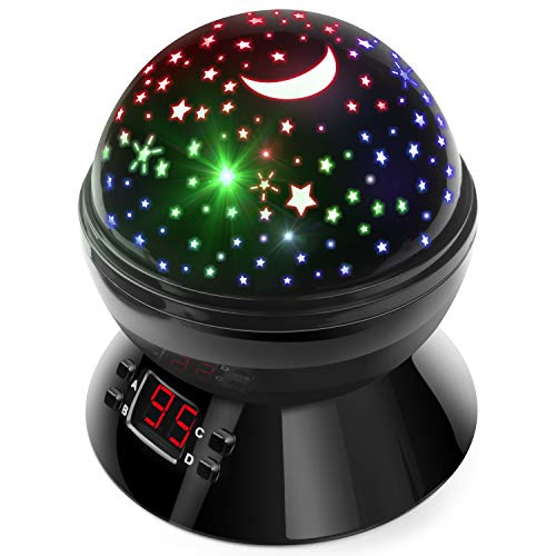 Night Lights for Kids, Multicolor Star Projector with Timer, Baby...
