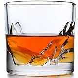 LIITON Grand Canyon Whiskey Glass Set of 4: Heavy Whisky Tumbler Best...