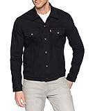 Levi's Men's Trucker Jacket Outerwear, -larimar/black/stretch, XS
