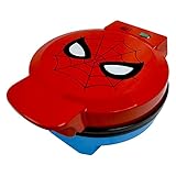 Uncanny Brands Marvel Spiderman Waffle Maker -Spidey's Mask on Your...