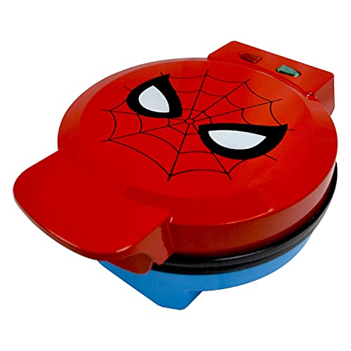 Uncanny Brands Marvel Spiderman Waffle Maker -Spidey's Mask on Your...