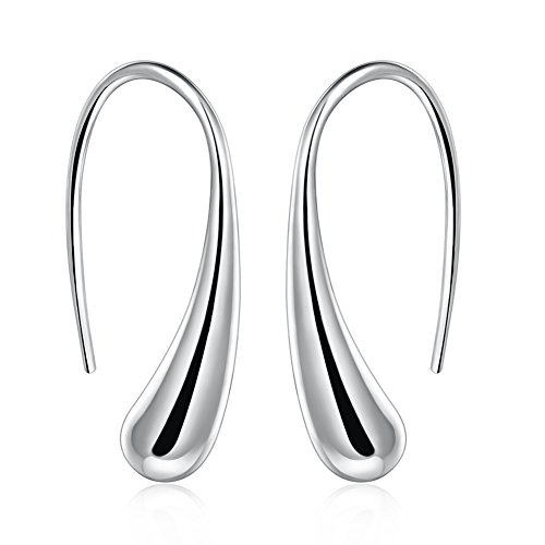 ARMRA Fashion Classic Sterling Silver Thread Drop Earrings Teardrop...