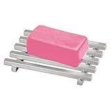 iDesign Kyoto Rectangular Soap Saver, Bar Holder Grid Tray for...